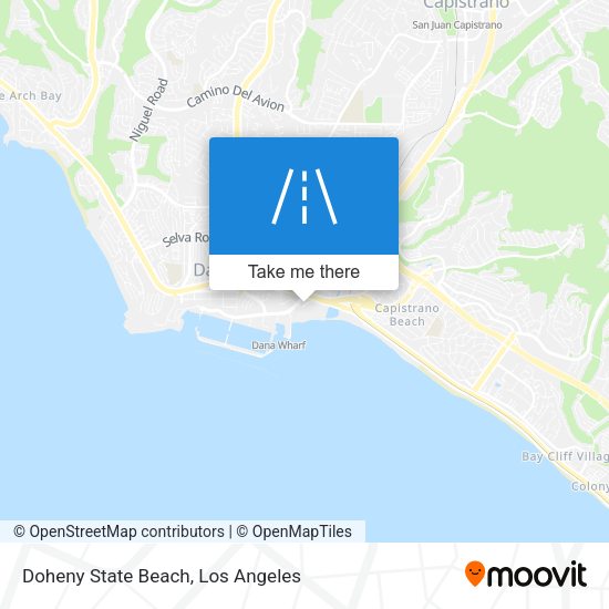 Doheny State Beach map
