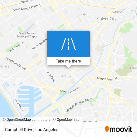 Campbell Drive map