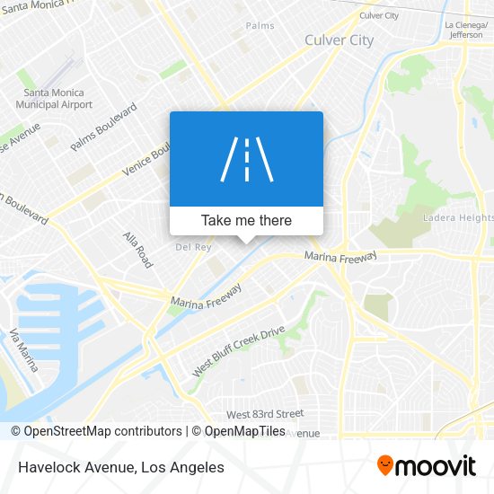 Havelock Avenue map