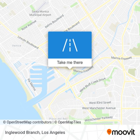 Mapa de Inglewood Branch