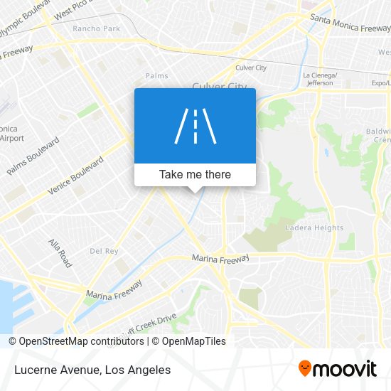 Mapa de Lucerne Avenue