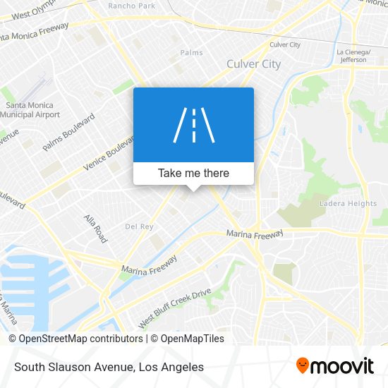 South Slauson Avenue map
