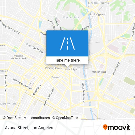 Mapa de Azusa Street