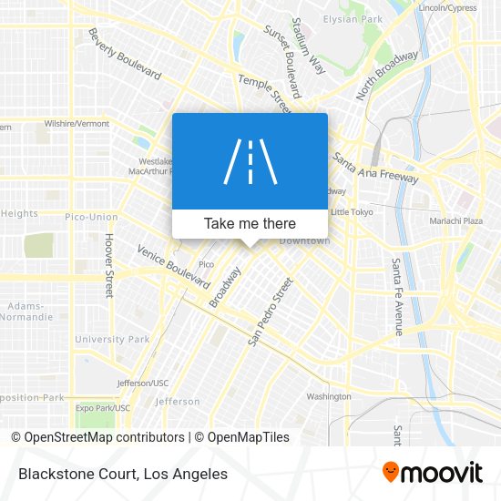 Mapa de Blackstone Court