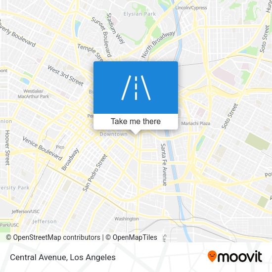 Mapa de Central Avenue