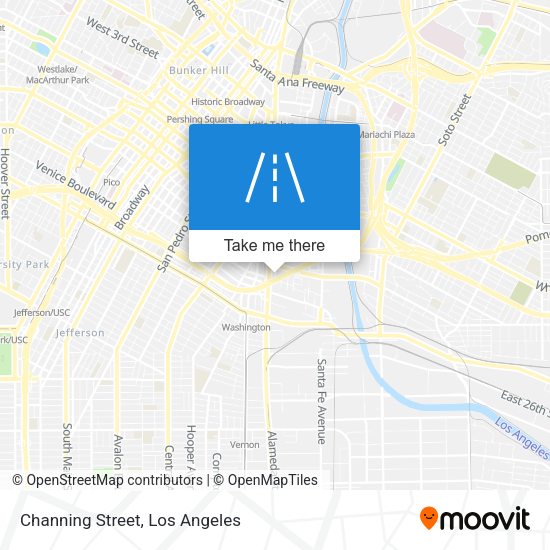 Channing Street map