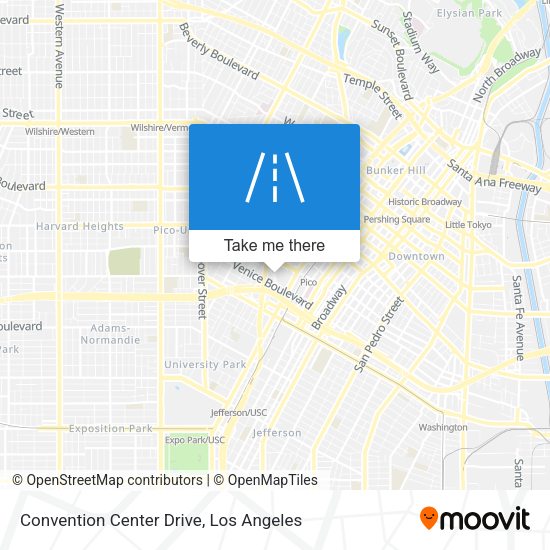 Convention Center Drive map