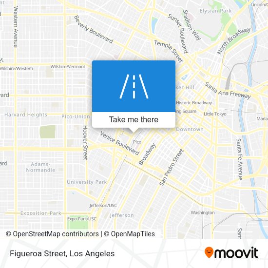 Figueroa Street map