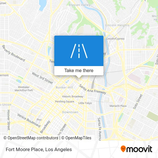 Fort Moore Place map