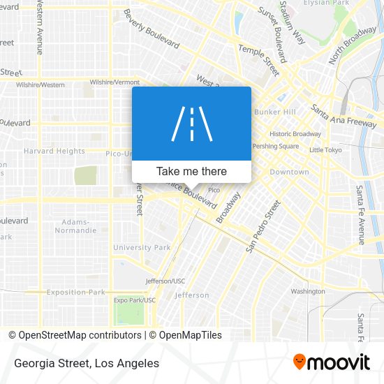 Georgia Street map
