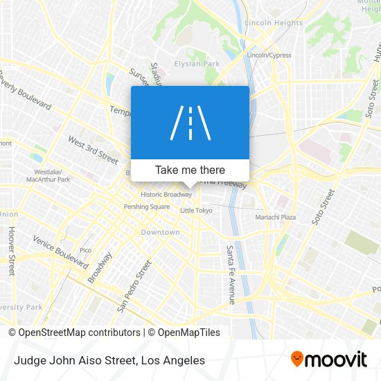 Judge John Aiso Street map