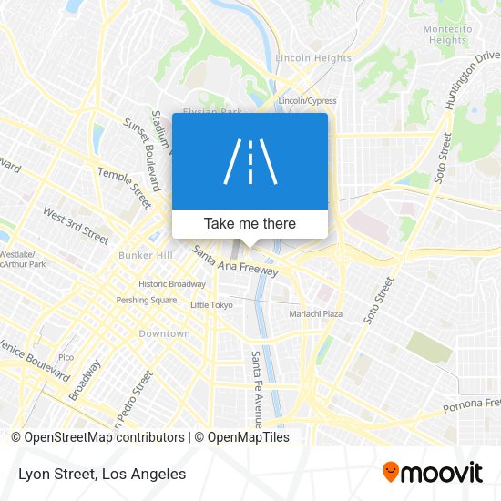 Lyon Street map