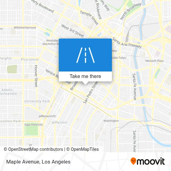 Maple Avenue map