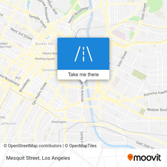 Mesquit Street map