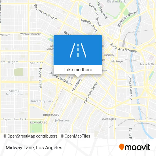 Midway Lane map
