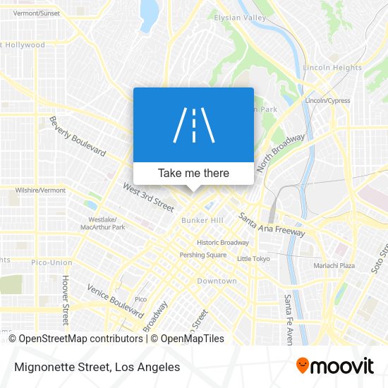 Mignonette Street map