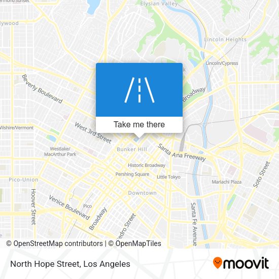 Mapa de North Hope Street