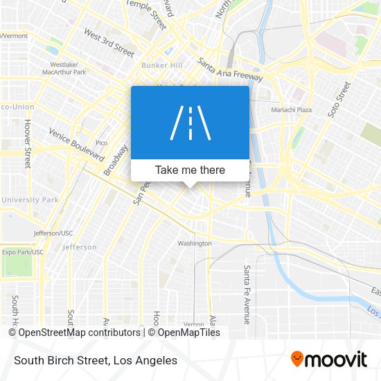 South Birch Street map