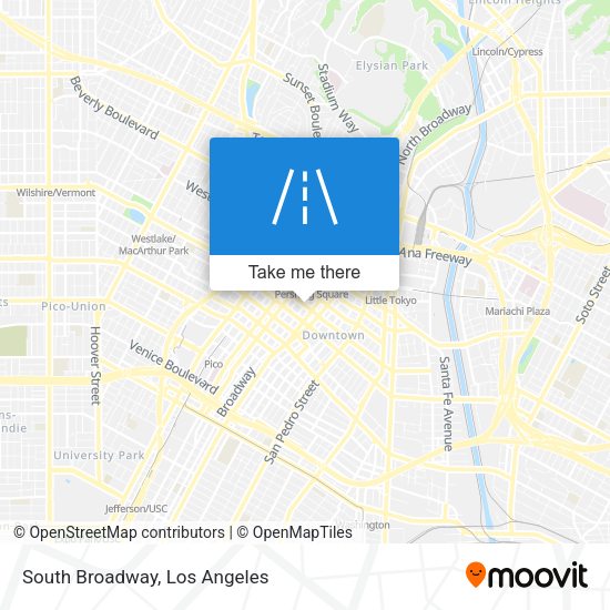 Mapa de South Broadway