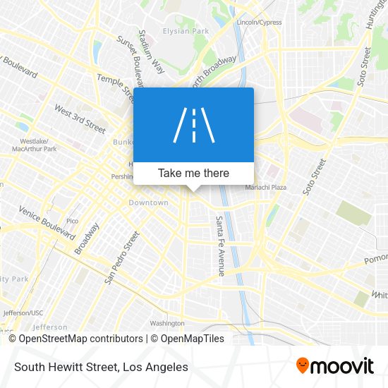 South Hewitt Street map