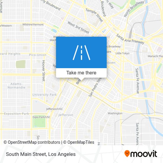 South Main Street map