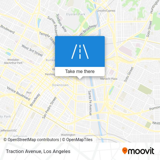 Traction Avenue map