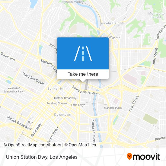 Union Station Dwy map