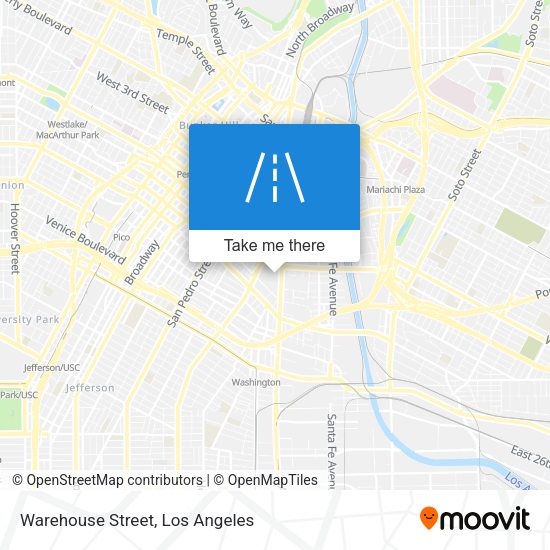 Warehouse Street map