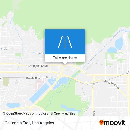 Mapa de Columbia Trail