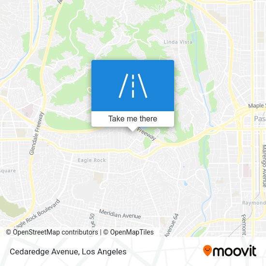 Cedaredge Avenue map
