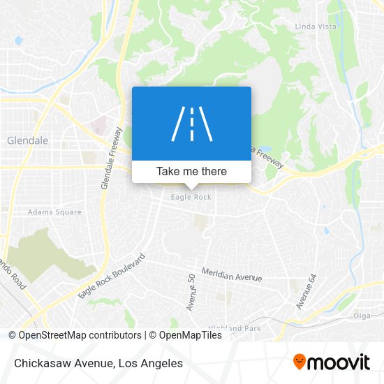 Mapa de Chickasaw Avenue