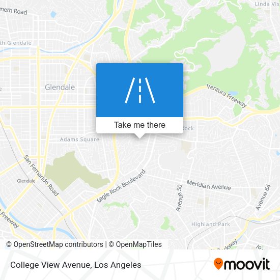 College View Avenue map