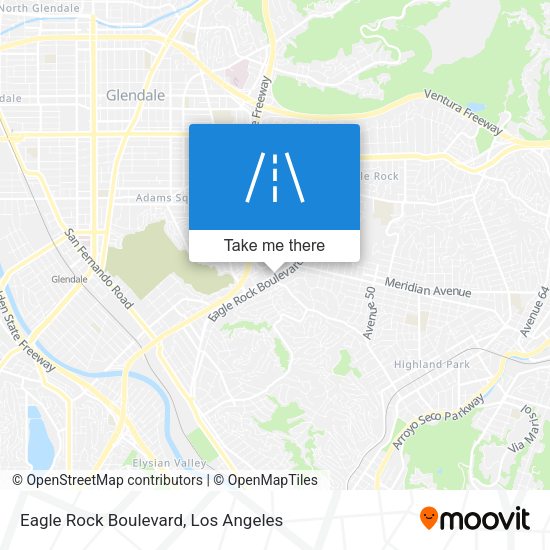 Mapa de Eagle Rock Boulevard