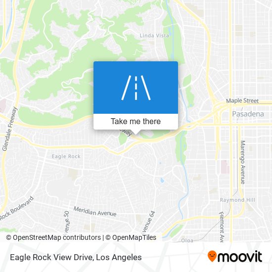 Eagle Rock View Drive map