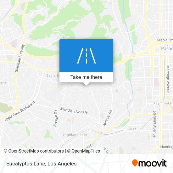 Eucalyptus Lane map
