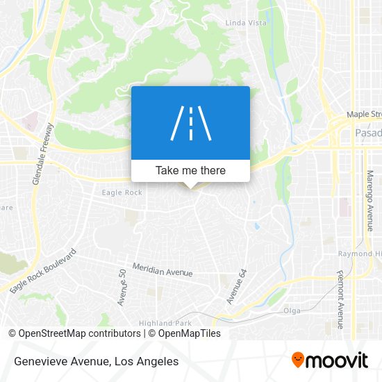 Genevieve Avenue map
