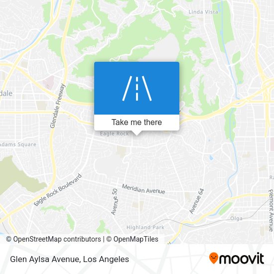 Glen Aylsa Avenue map