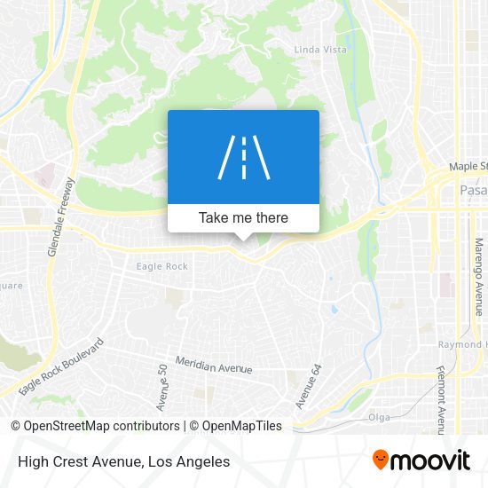 Mapa de High Crest Avenue