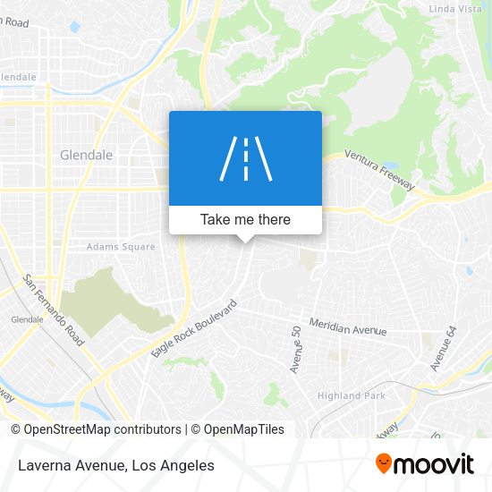 Laverna Avenue map