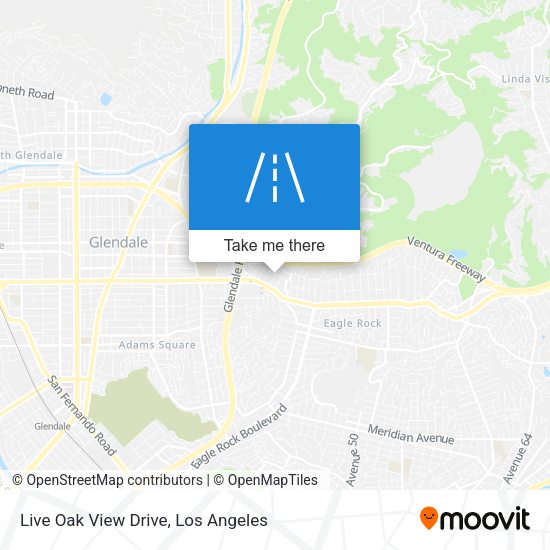 Live Oak View Drive map