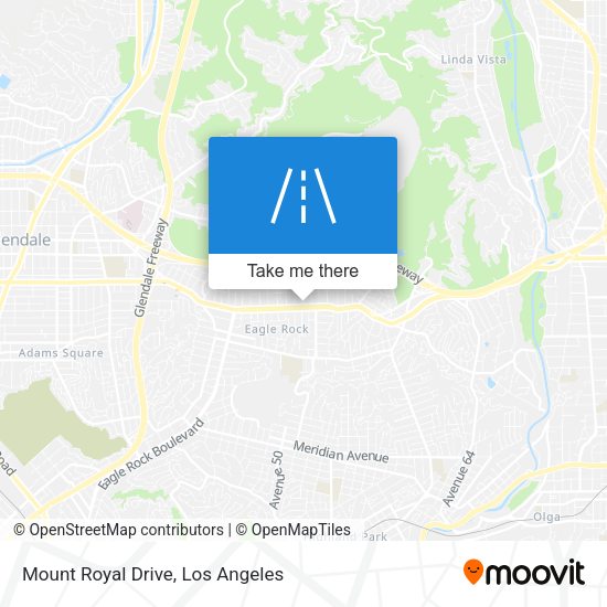 Mount Royal Drive map