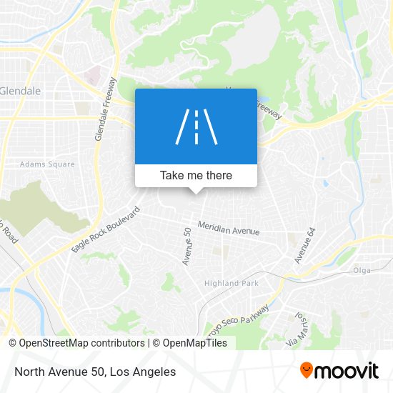 North Avenue 50 map