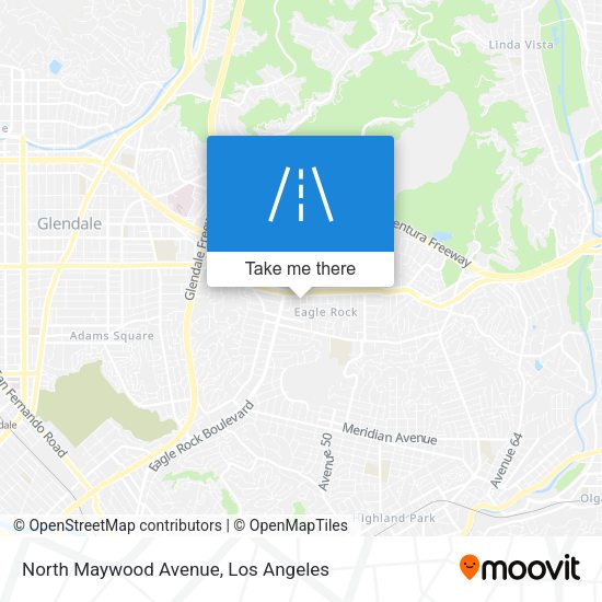 North Maywood Avenue map