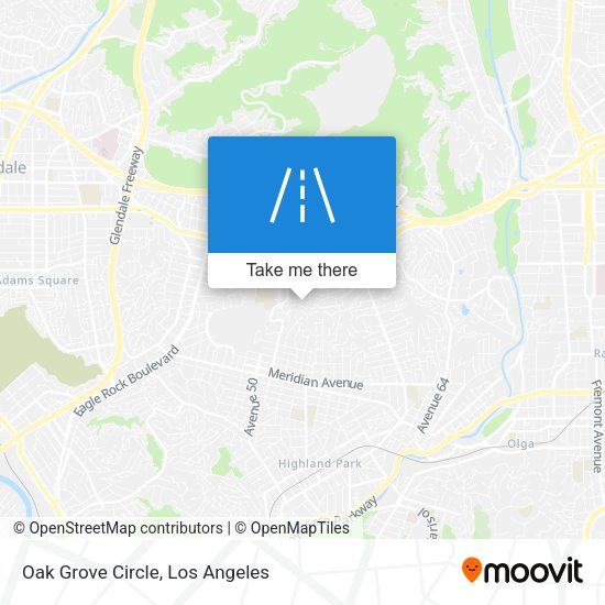 Mapa de Oak Grove Circle