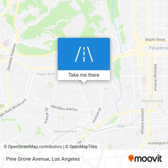 Pine Grove Avenue map