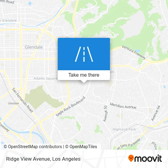 Ridge View Avenue map