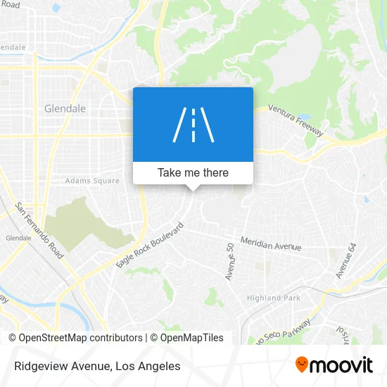 Ridgeview Avenue map