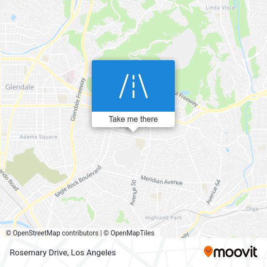 Mapa de Rosemary Drive