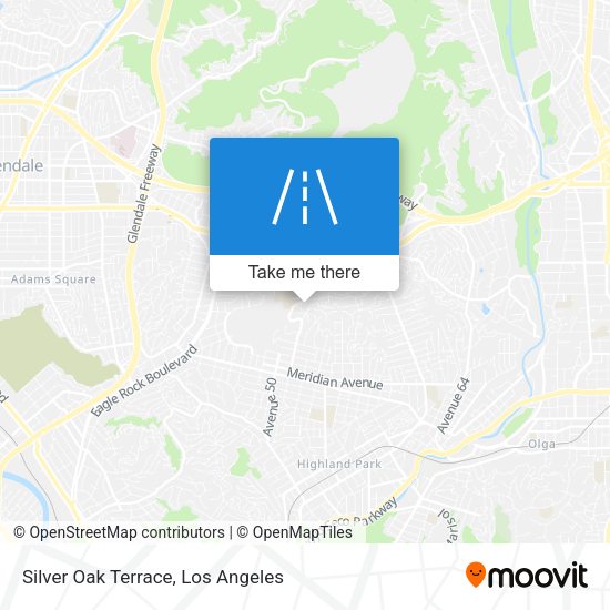 Silver Oak Terrace map
