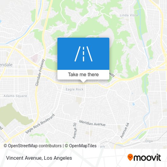 Mapa de Vincent Avenue